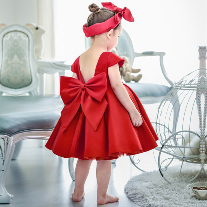 Kids Girls Backless Dress Toddler Princess The Road To Happiness