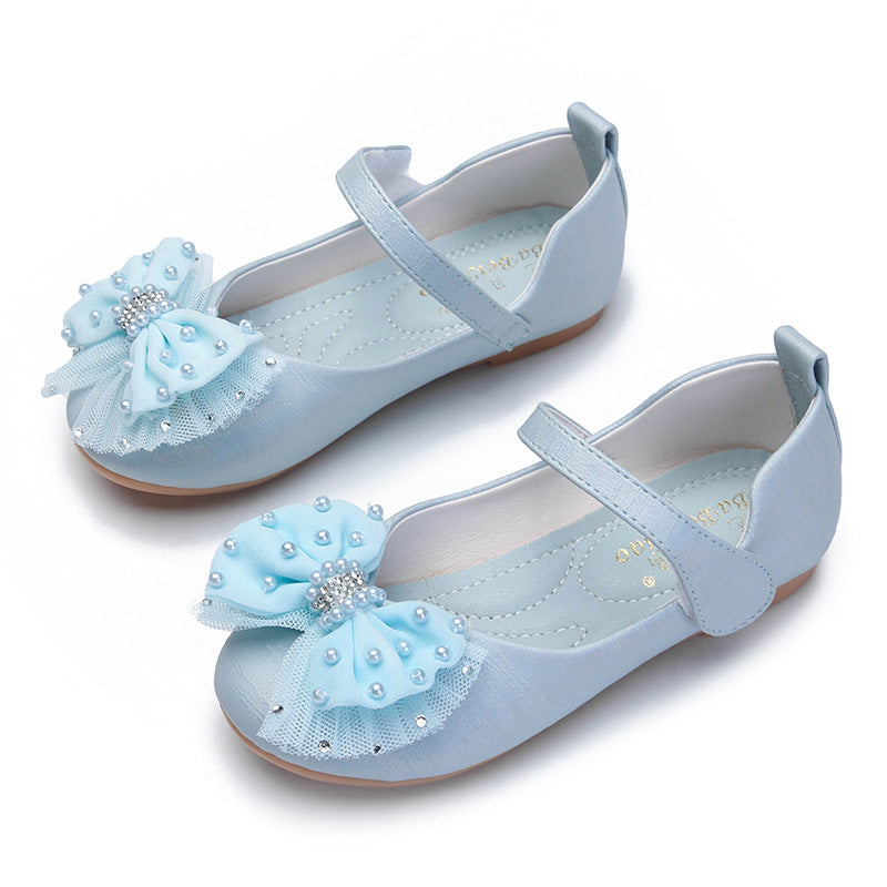 Girl Cute Bow Soft Sole Princess Shoes