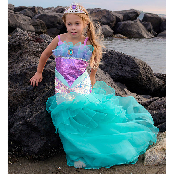 Mermaid Halloween Costumes Birthday Princess  Dress