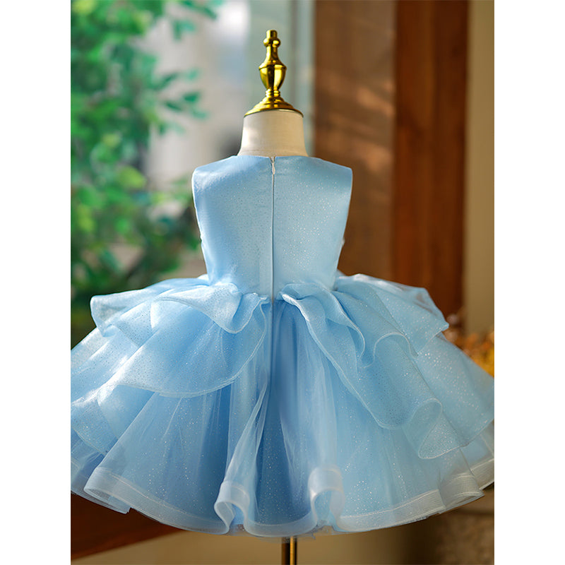 Cute Baby Girl And Toddler Fluffy Birthday Party Princess Dress