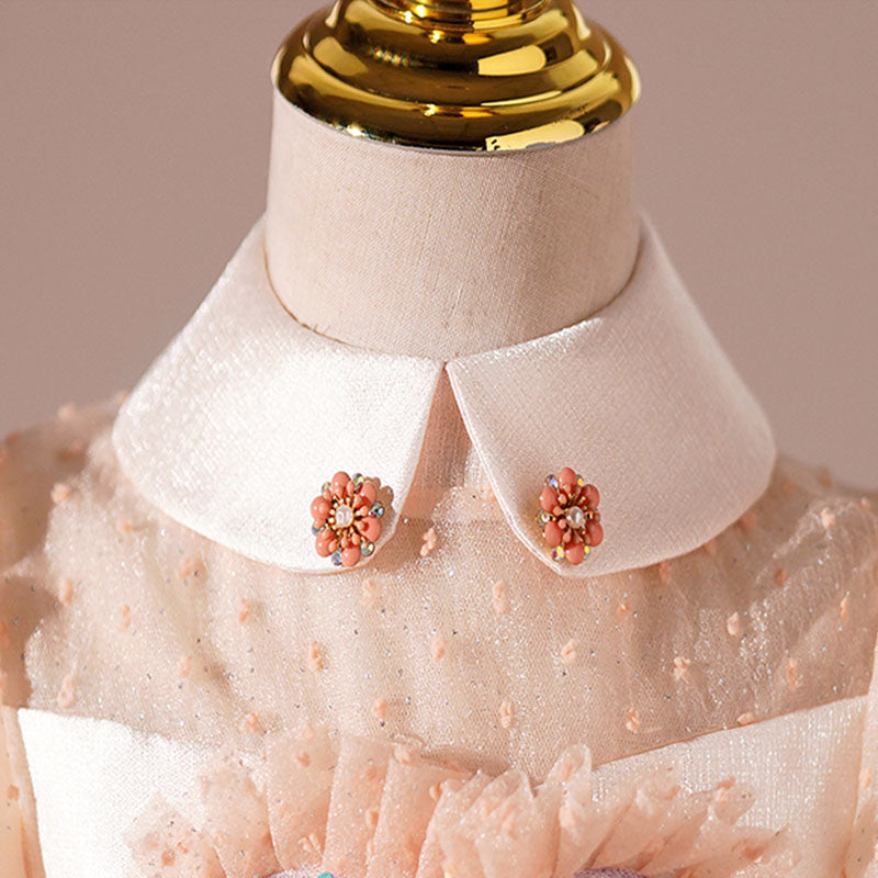 Cute Girl  Birthday Wedding Princess Dress