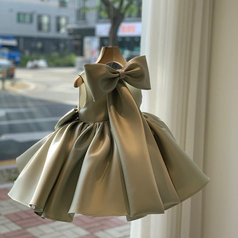 Toddler Elegant Princess Dress with Bows Girl Summer Party Gown Formal marryshe Toddler Elegant Princess Dress with Bows Girl Summer Party Gown Formal marryshe