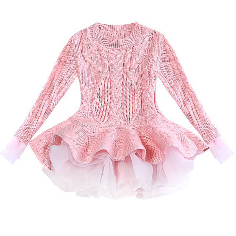 Baby Girls Winter Cute Knit Tutu Sweater