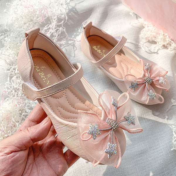 Girl Bow Lace Shoes