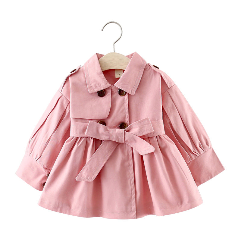 Baby Girl Autumn Winter Long Princess Jacket