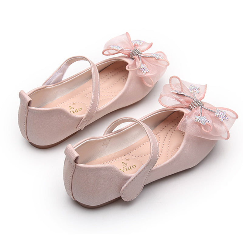 Girl Bow Lace Shoes