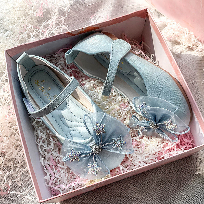 Girl Bow Lace Shoes