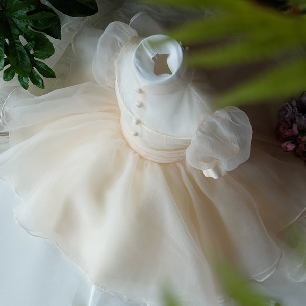 Girl Formal Dresses  Easter Dress Baby Girl Summer Puff Sleeve Puffy Girl Princess Party Dresses