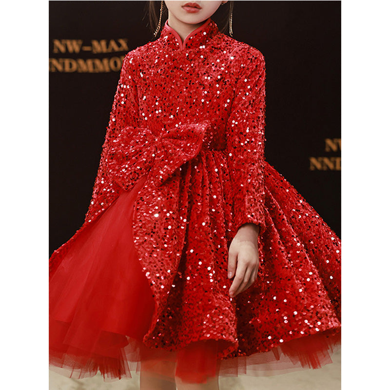winter sparkle dress Silver Sequin Dress