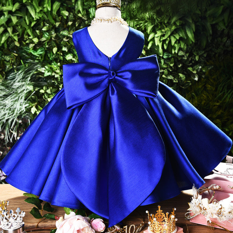 Girl Formal Princess Dresses Toddler Vintage Elegant Puffy Birthday Party Dress