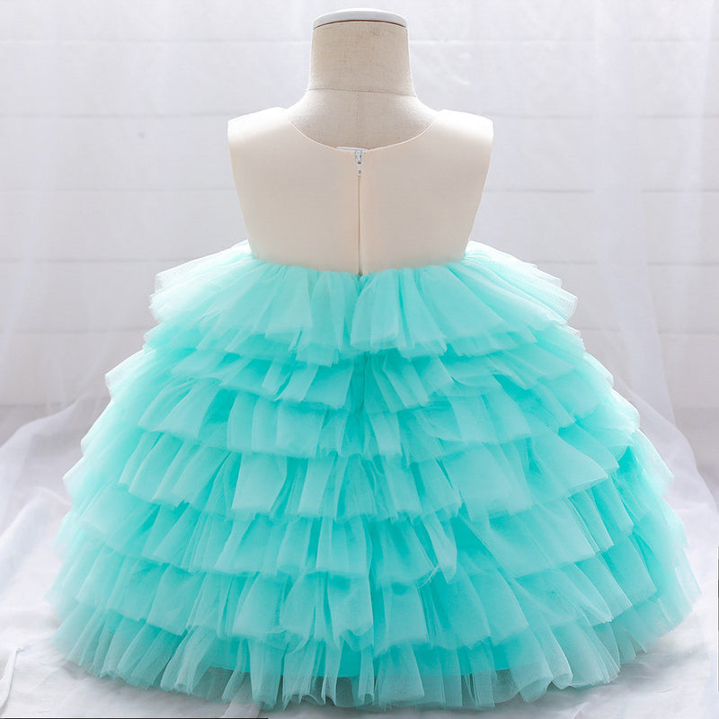 Baby Girl Birthday Party Dresses Toddler Fluffy Formal Princess Dress