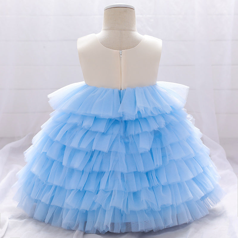 Baby Girl Birthday Party Dresses Toddler Fluffy Formal Princess Dress