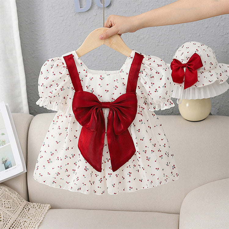 Toddler Summer Dress Baby Girl's Polka Dot Dress