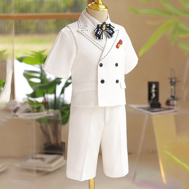 Cute Children Wedding Birthday Costume Suit Set