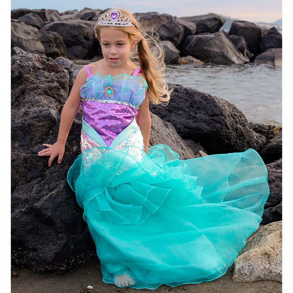 Mermaid Halloween Costumes Birthday Princess  Dress