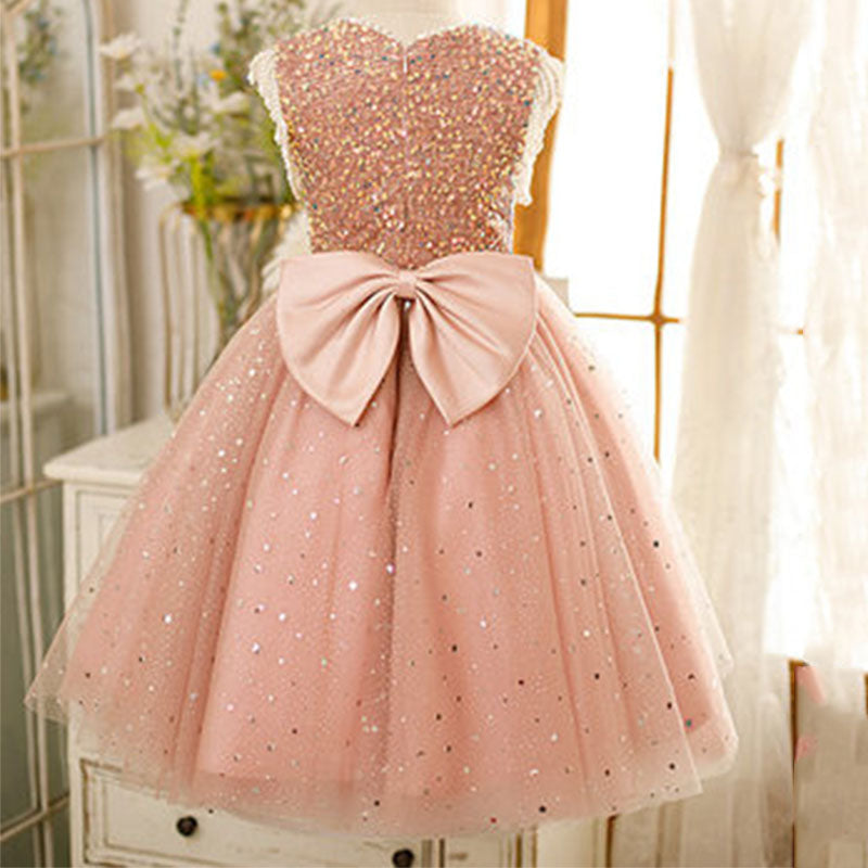 Flower Girl Dresses Weddings | Girls Dresses Party Wedding | Wedding Dress  Girls Pink - Flower Girl Dresses - Aliexpress