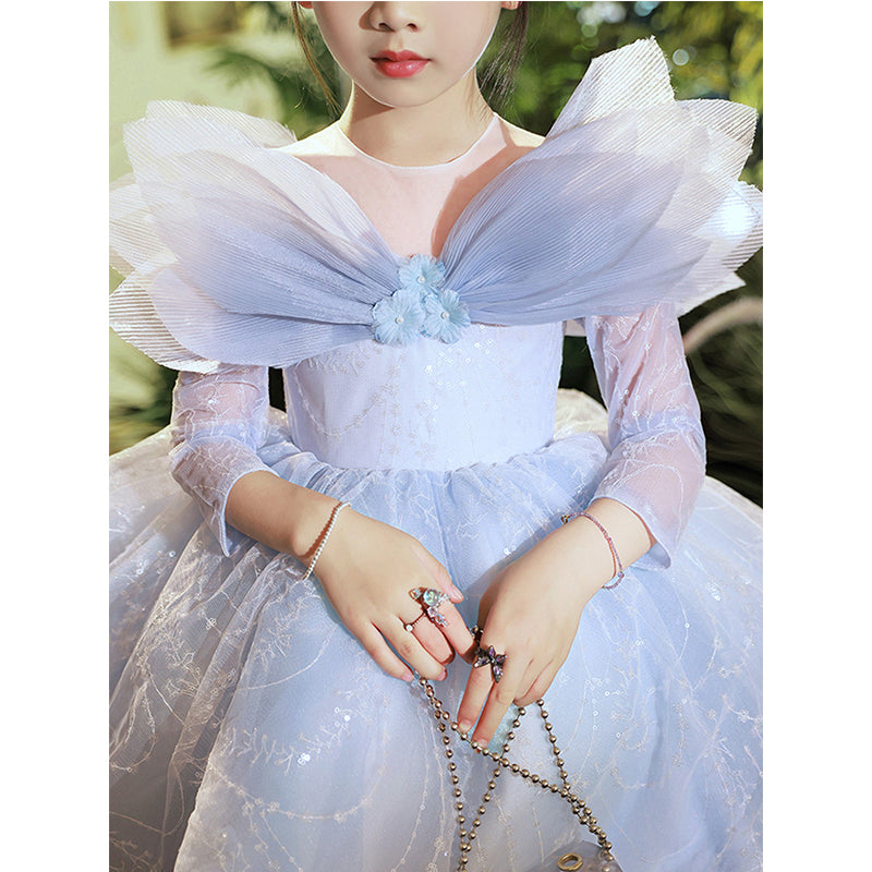 Luxury Girl Wedding Piano Princess Dress