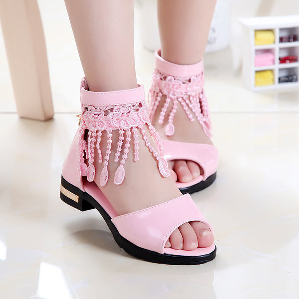 Summer Girls Roman Princess Sandals