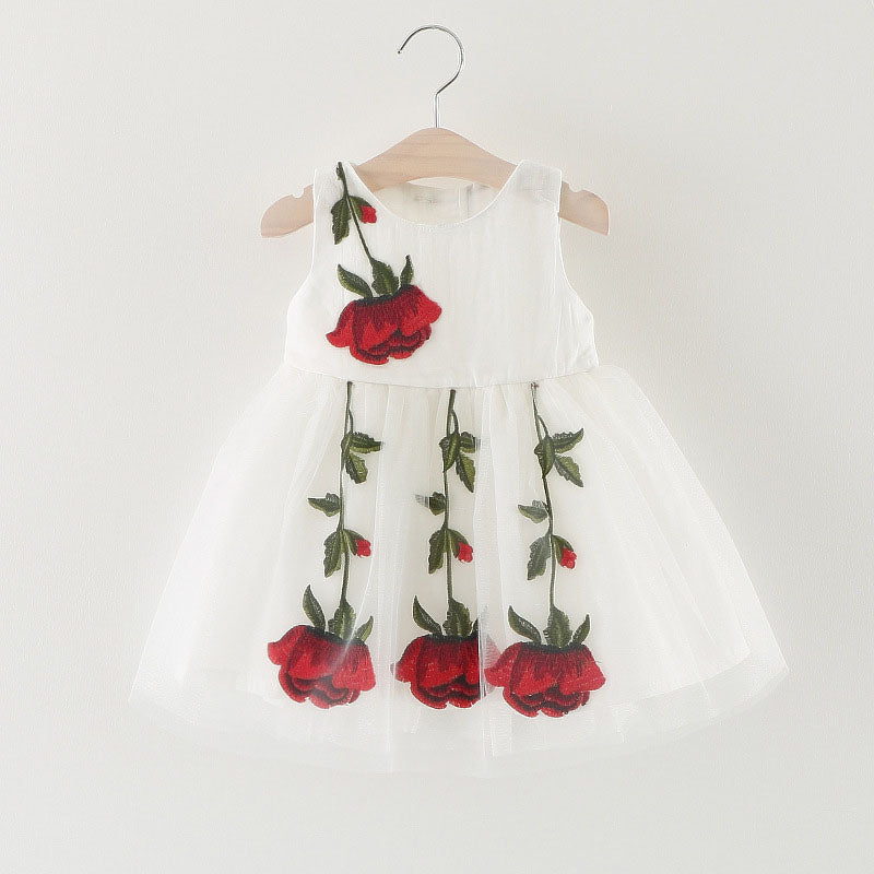 Summer Lovely Girl Flower Daily Dress