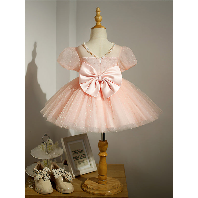 Luxury Girl Mesh Birthday Party Evening Dress