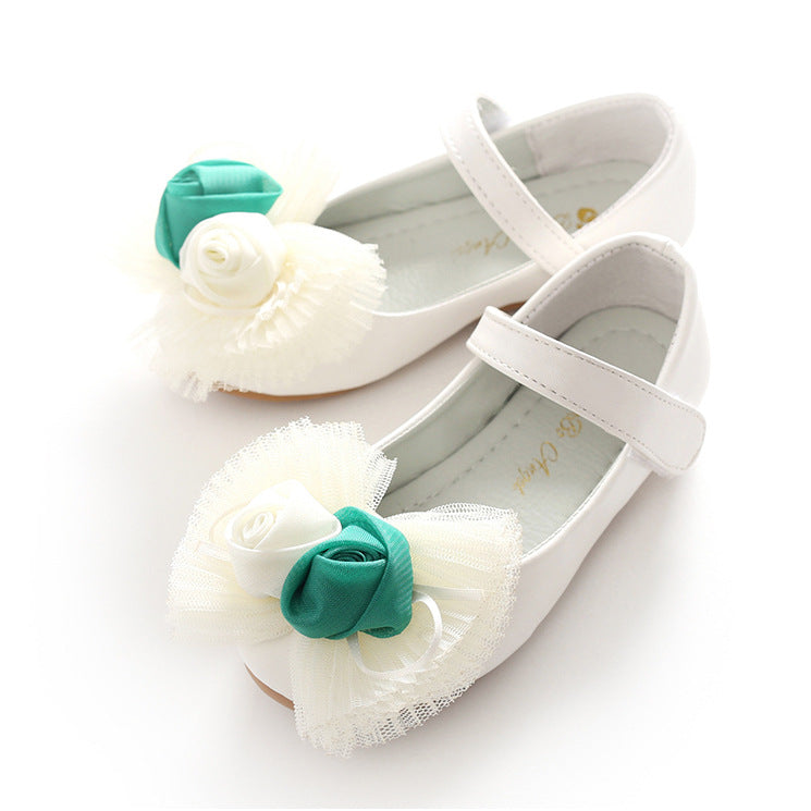 Little Girls' Summer Sandals Toddler Flowers Bow Princess Shoes