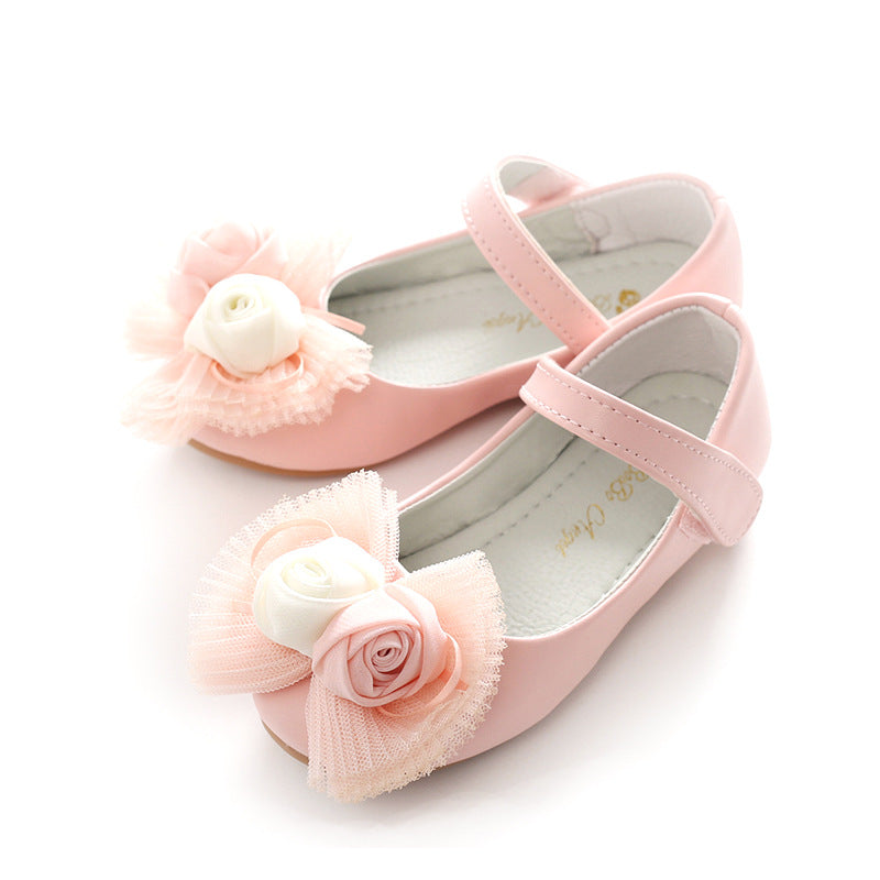 Little Girls' Summer Sandals Toddler Flowers Bow Princess Shoes