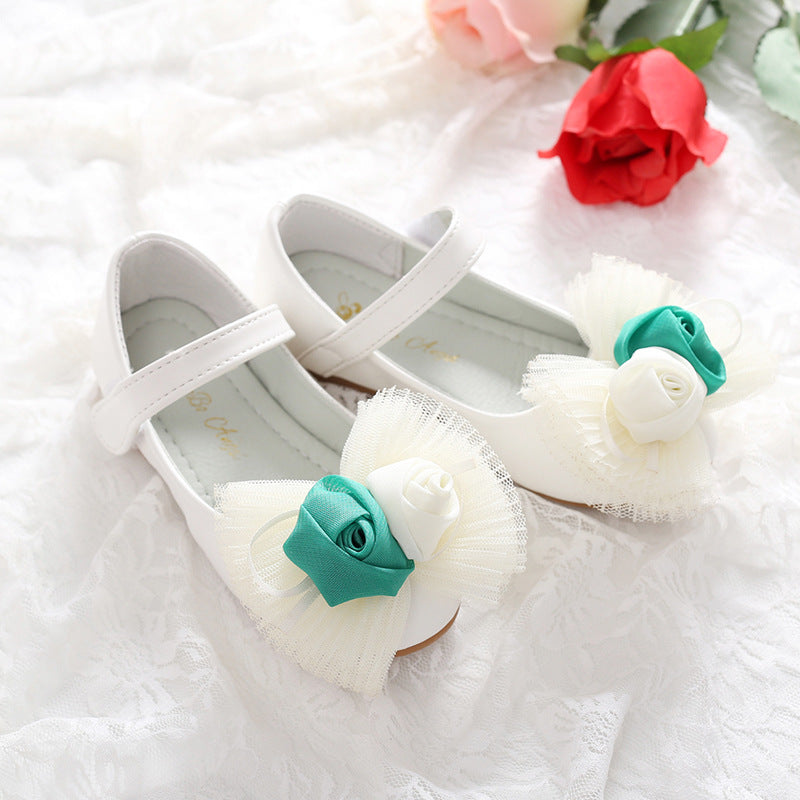 Little Girls' Summer Sandals Toddler Flowers Bow Princess Shoes