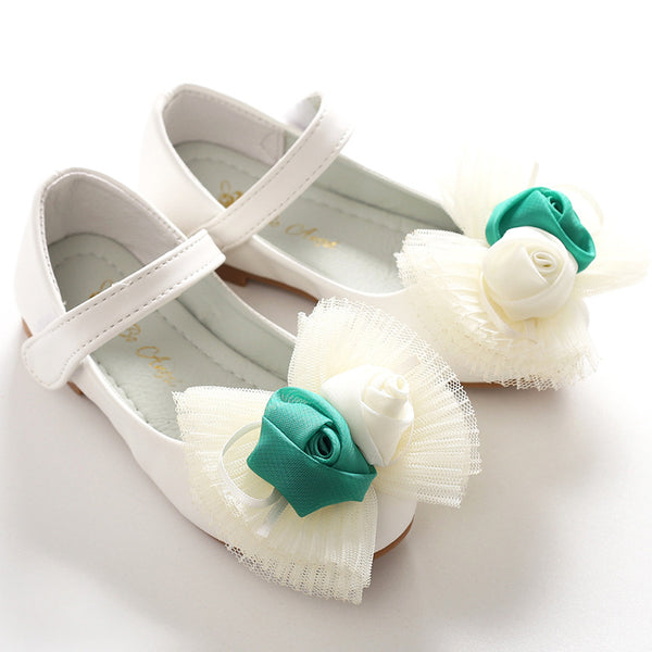 Little Girls' Summer Sandals Toddler Flowers Bow Princess Shoes