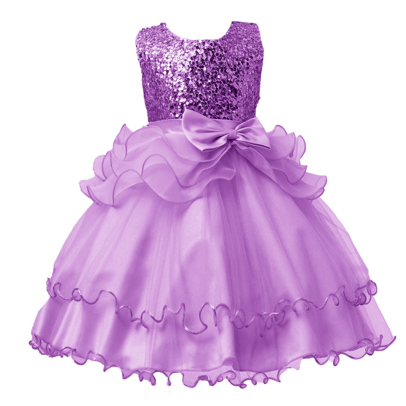 One Year Old Cute Baby Girls Sequins Dress