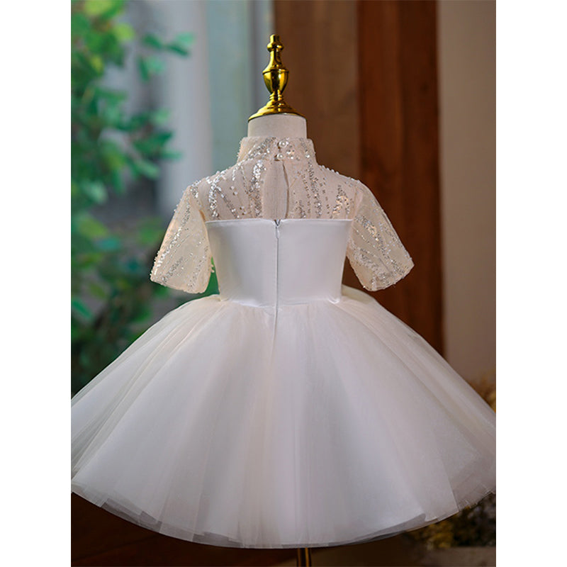 Cute Baby Girl Birthday Dress  Toddler Fluffy Party Princess Dress