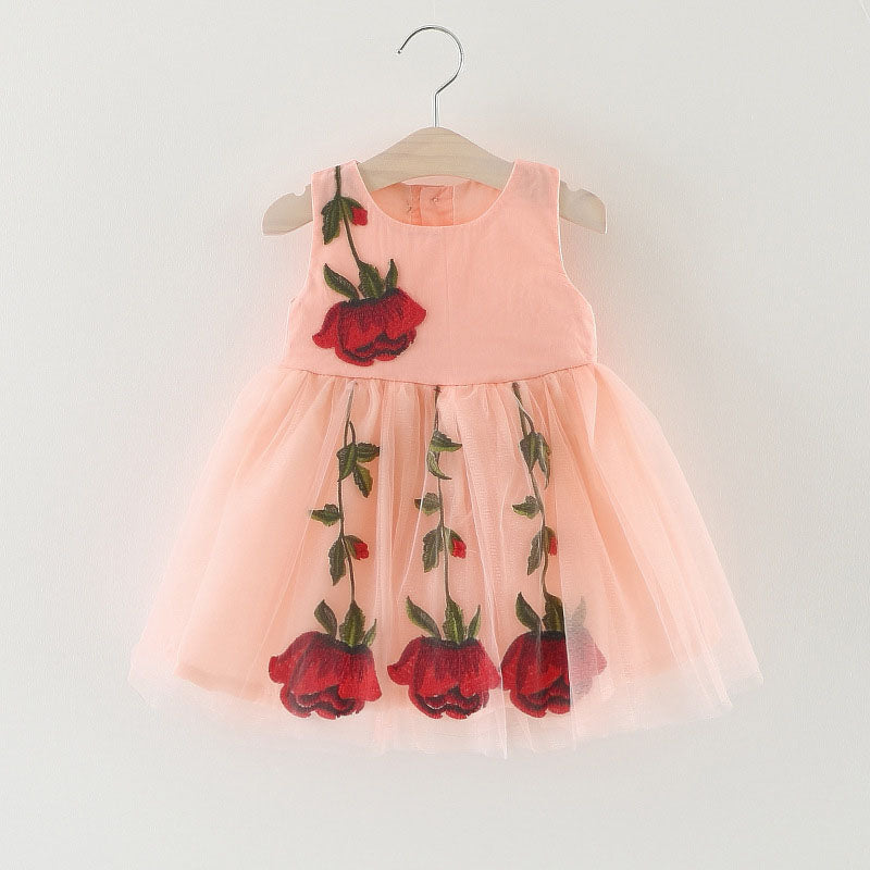 Summer Lovely Girl Flower Daily Dress