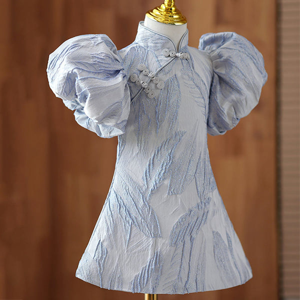 Toddler Girl Birthday Party Dress Summer Cheongsam Princess Dress