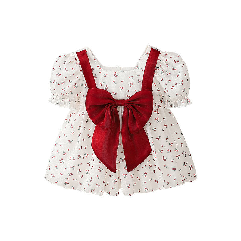 Toddler Summer Dress Baby Girl's Polka Dot Dress