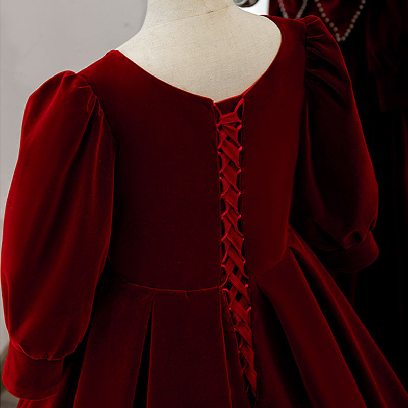 red long sleeve dress with bow Ever New long sleeve bow back mini dress in deep red