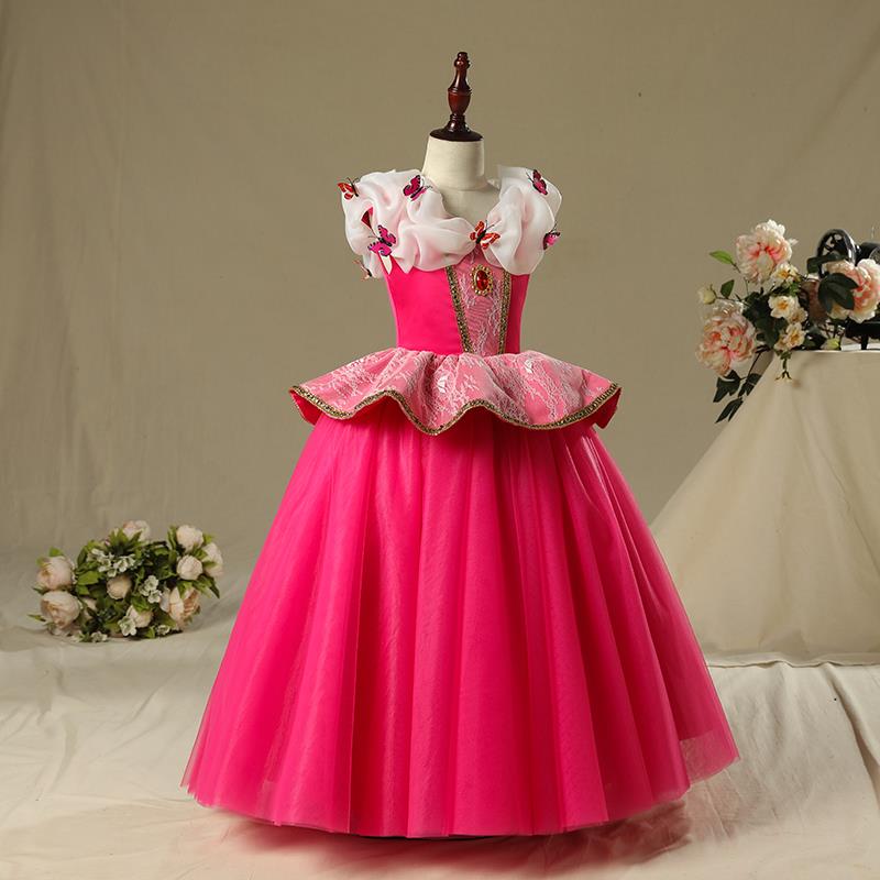 pink butterfly princess dress Introducing our Enchanting Butterfly Princess Dress This dreamy pink dress is designed for little angels who deserve nothing less than magic and wonder. Crafted with impeccable attention to detail, this
