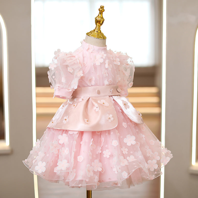 Beautiful Summer Dress For Baby Girl In Pink Color main image 0