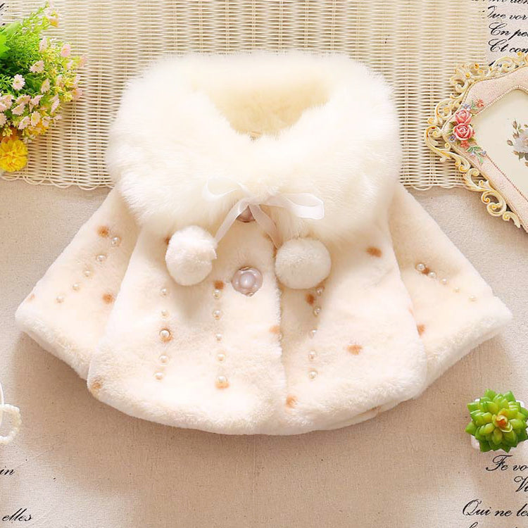 Baby Girl Winter Plush Princess Coat