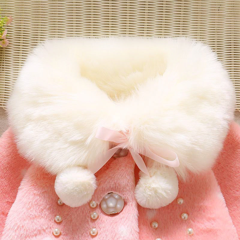 Baby Girl Winter Plush Princess Coat