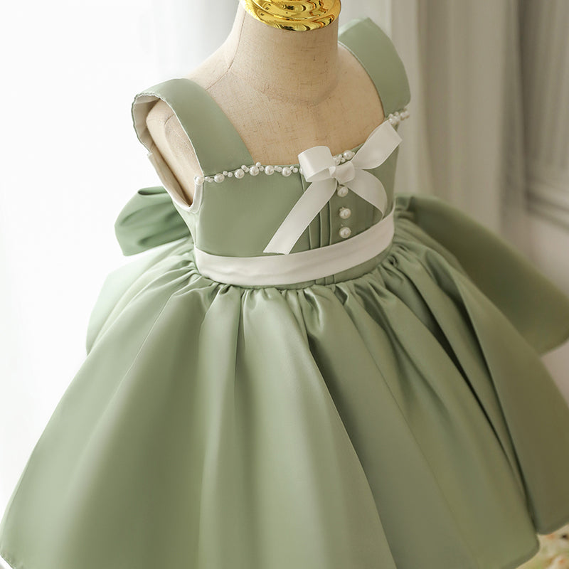 Toddler Prom Dress Girl Easter Dress Birthday Party Dress Green Bow Sleeveless Dress, Green / 0-1 Year (80cm) Toddler Prom Dress Girl Easter Dress Birthday Party Dress Green Bow Sleeveless Dress, Green / 0-1 Year (80cm)