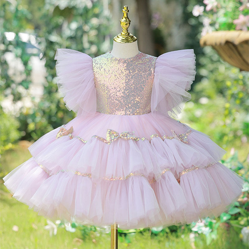 Baby Girl Ball Gowns Toddler Wedding Costume Formal Princess Dresses