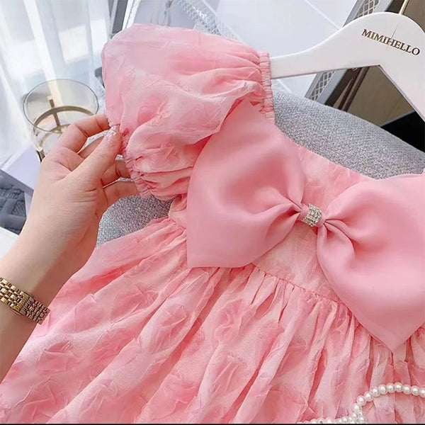 Summer Bow Cute Daily Dress