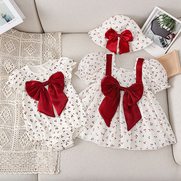 Toddler Summer Dress Baby Girl's Polka Dot Dress