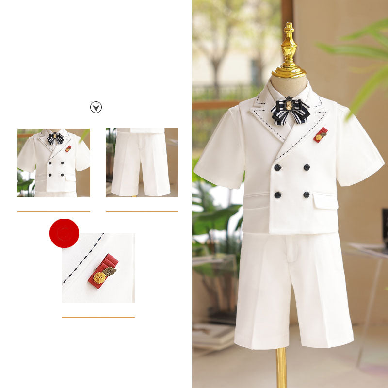 Cute Children Wedding Birthday Costume Suit Set