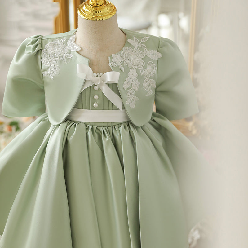 Toddler Prom Dress Girl Easter Dress Birthday Party Dress Green Bow Sleeveless Dress, Green / 2-3 Years (100cm) Toddler Prom Dress Girl Easter Dress Birthday Party Dress Green Bow Sleeveless Dress, Green / 2-3 Years (100cm)