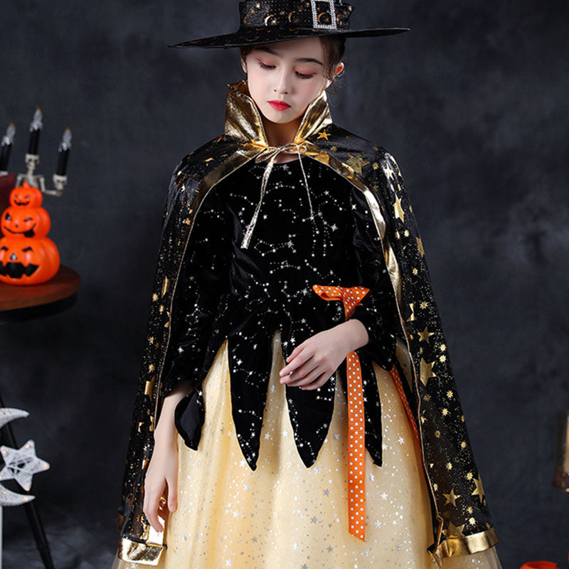 Halloween Costume Girl Witch Elf Cosplay Dress