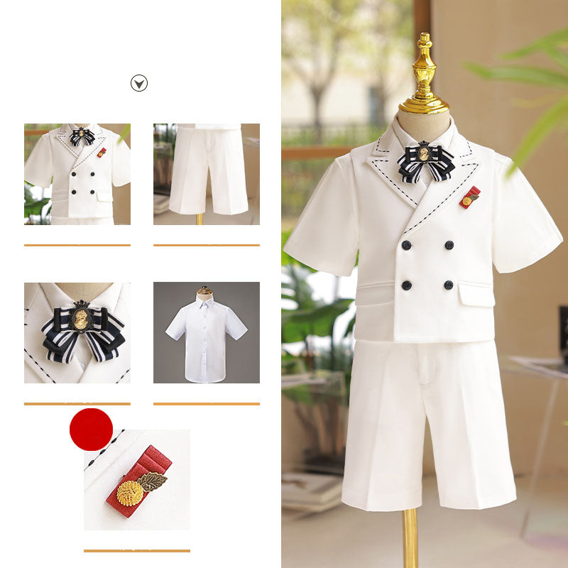 Cute Children Wedding Birthday Costume Suit Set