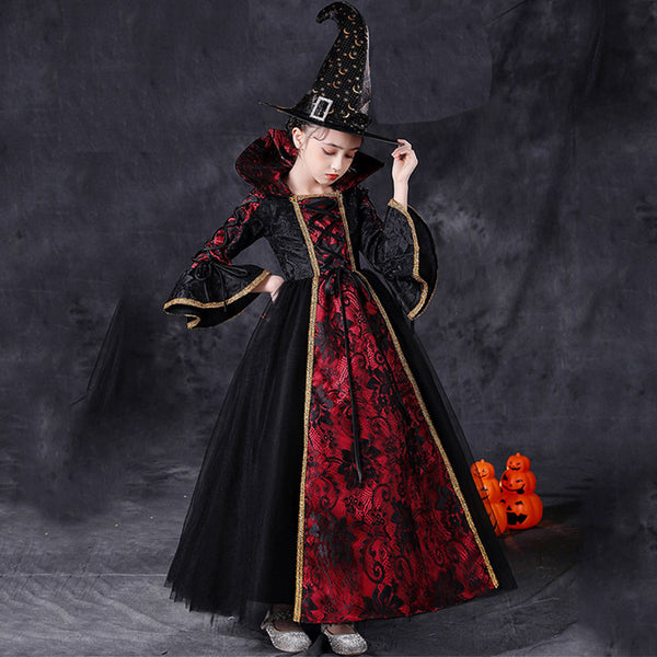 Halloween Cosplay Girl Vampire Witch Costume Princess Dress