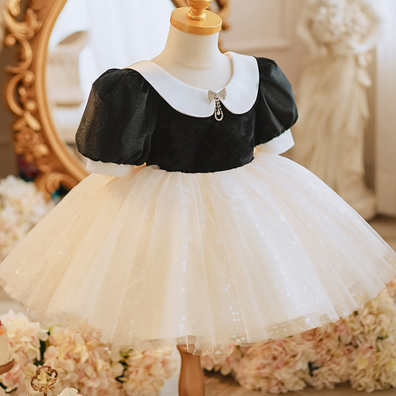 Elegant Summer Baby Girl Birthday Fluffy Party Princess Dress