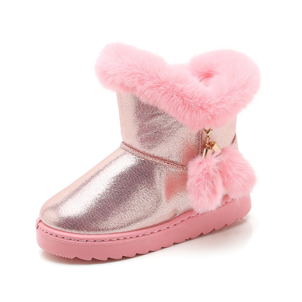 Girl Winter Plus Velvet Warm Waterproof Boots