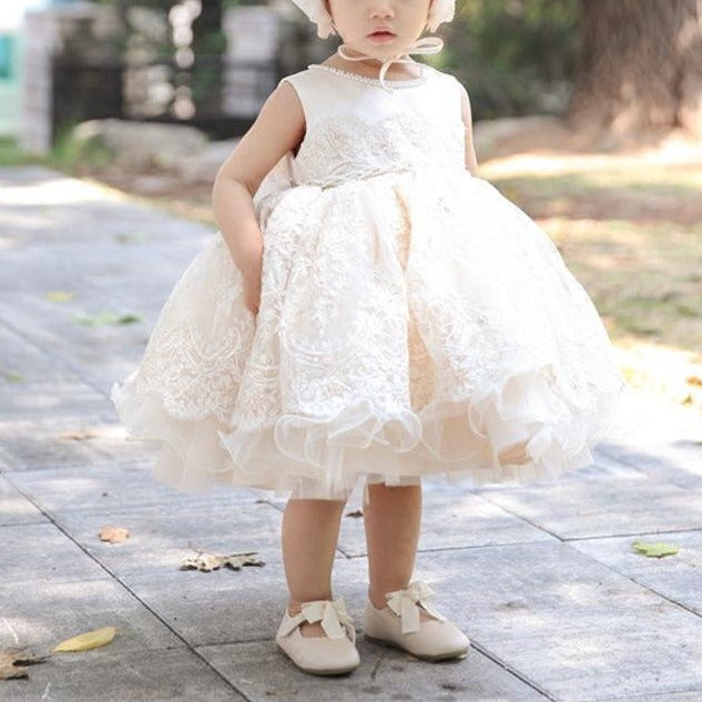 Kids Baby Girls Wedding Party Tutu Dress Elegant Princess Gown Flowers  Dresses | eBay